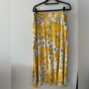 Westport Yellow and White Floral Maxi Skirt